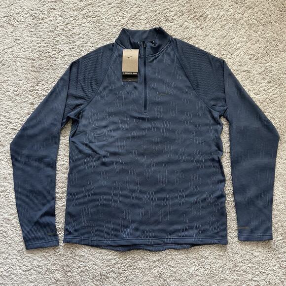 Nike Pinnacle Running Division Repellent 1/4 Zip FZ1121-437 Men Size Medium NWT - Picture 5 of 9